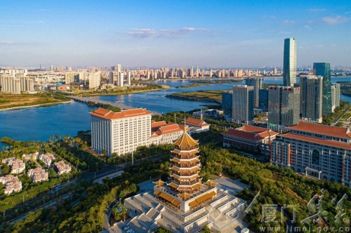 集美新城核心区航拍
