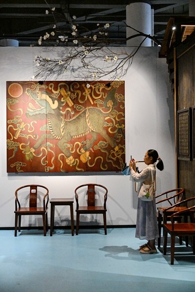 园博苑明清园明清木雕艺术主题展进行中。图为，展览现场。（林志杰摄影）-21.jpg