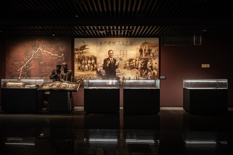 华侨博物馆内，关于南侨机工的展示1-博物馆供图.jpg