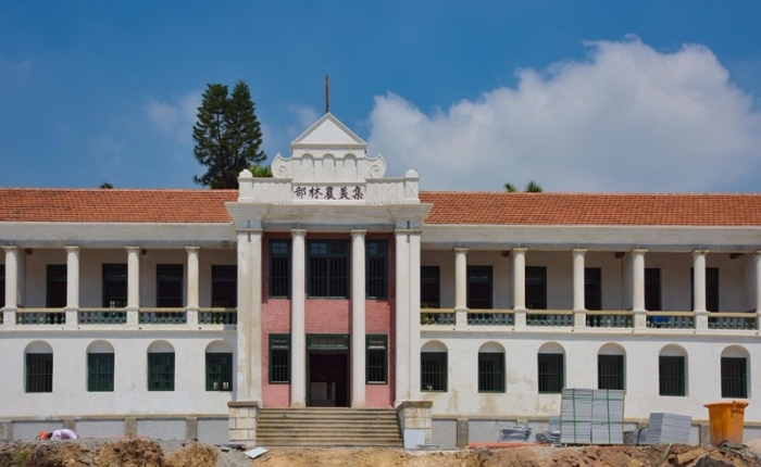 集美农林学校修缮进入收尾阶段，预计9月份完工。（林志杰摄影） (45 - 49).jpg